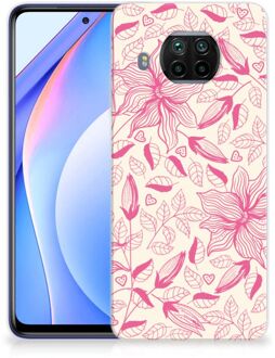 B2Ctelecom Smartphone hoesje Xiaomi Mi 10T Lite Silicone Case Roze Bloemen