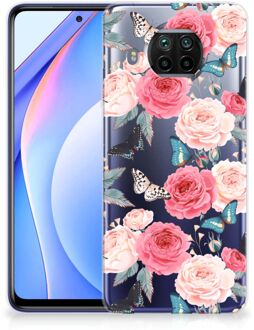 B2Ctelecom Smartphone hoesje Xiaomi Mi 10T Lite Telefoontas Butterfly Roses