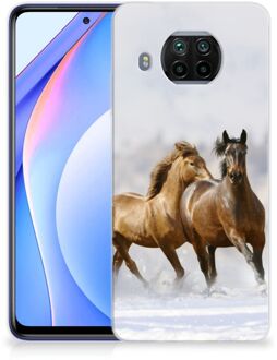 B2Ctelecom Smartphone hoesje Xiaomi Mi 10T Lite TPU Case Paarden