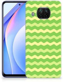 B2Ctelecom Smartphone hoesje Xiaomi Mi 10T Lite TPU Case Waves Green