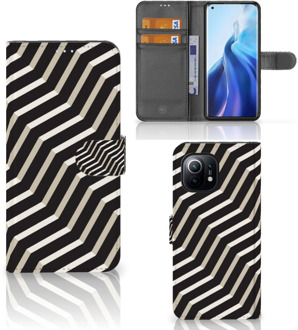 B2Ctelecom Smartphone Hoesje Xiaomi Mi 11 Bookcover met Pasjeshouder Illusion