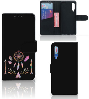 B2Ctelecom Smartphone Hoesje Xiaomi Mi 9 Book Style Case Boho Dreamcatcher