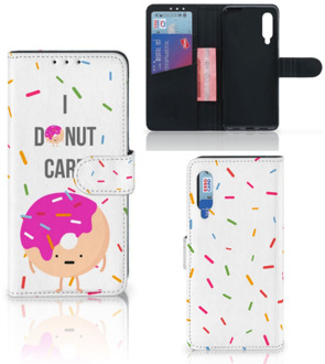 B2Ctelecom Smartphone Hoesje Xiaomi Mi 9 Bookcase met Quotes Donut Cadeautjes voor Meisjes