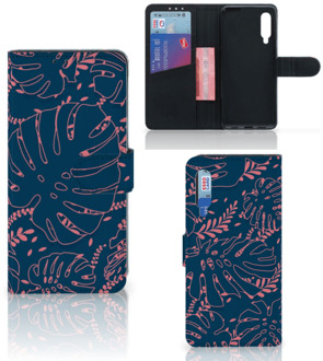 B2Ctelecom Smartphone Hoesje Xiaomi Mi 9 Bookcase Palm Leaves