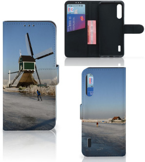 B2Ctelecom Smartphone Hoesje Xiaomi Mi A3 Boekhoesje Tekst Schaatsers