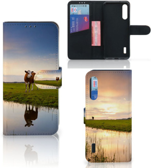 B2Ctelecom Smartphone Hoesje Xiaomi Mi A3 Flip Case Koe