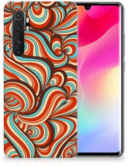 B2Ctelecom Smartphone hoesje Xiaomi Mi Note 10 Lite Back Case Siliconen Hoesje Retro