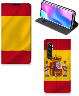 B2Ctelecom Smartphone Hoesje Xiaomi Mi Note 10 Lite Mobiel Hoesje Spaanse Vlag