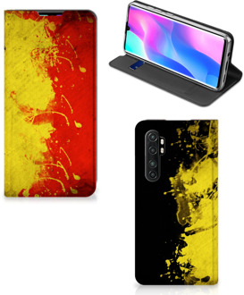 B2Ctelecom Smartphone Hoesje Xiaomi Mi Note 10 Lite Portemonnee hoesje Belgische Vlag