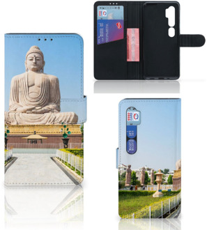 B2Ctelecom Smartphone Hoesje Xiaomi Mi Note 10 Pro Bookcase Boeddha