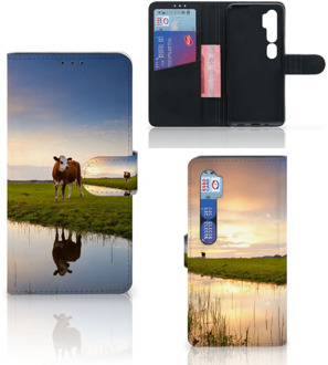 B2Ctelecom Smartphone Hoesje Xiaomi Mi Note 10 Pro Flip Case Koe