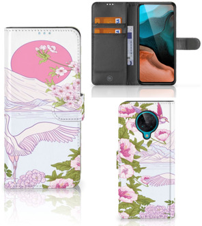 B2Ctelecom Smartphone Hoesje Xiaomi Poco F2 Pro Book Style Case Bird Standing