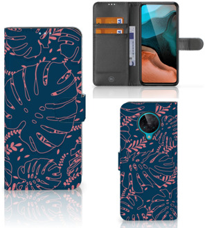 B2Ctelecom Smartphone Hoesje Xiaomi Poco F2 Pro Bookcase Palm Leaves