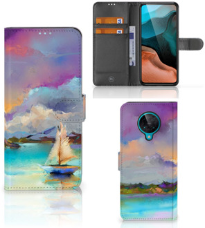 B2Ctelecom Smartphone Hoesje Xiaomi Poco F2 Pro Case ontwerpen Boat