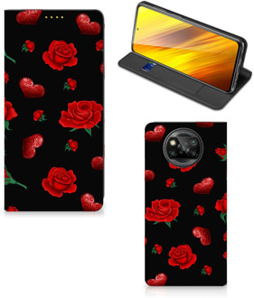 B2Ctelecom Smartphone Hoesje Xiaomi Poco X3 Book Wallet Case Valentijnscadeau