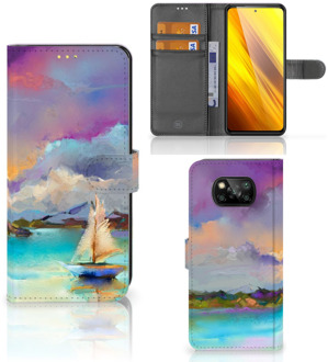 B2Ctelecom Smartphone Hoesje Xiaomi Poco X3 Case ontwerpen Boat