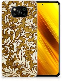 B2Ctelecom Smartphone hoesje Xiaomi Poco X3 Hoesje maken Barok Goud