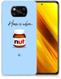 B2Ctelecom Smartphone hoesje Xiaomi Poco X3 Leuk Hoesje Nut Home