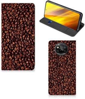 B2Ctelecom Smartphone Hoesje Xiaomi Poco X3 Mobiel Case Koffiebonen