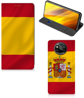 B2Ctelecom Smartphone Hoesje Xiaomi Poco X3 Mobiel Hoesje Spaanse Vlag