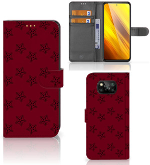 B2Ctelecom Smartphone Hoesje Xiaomi Poco X3 Mobiel Hoesje Sterren