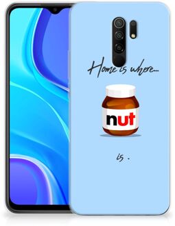 B2Ctelecom Smartphone hoesje Xiaomi Redmi 9 Leuk Hoesje Nut Home