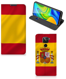 B2Ctelecom Smartphone Hoesje Xiaomi Redmi Note 9 Mobiel Hoesje Spaanse Vlag