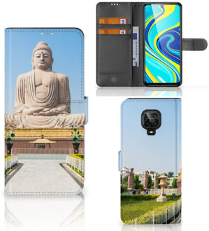 B2Ctelecom Smartphone Hoesje Xiaomi Redmi Note 9 Pro | Note 9S Bookcase Boeddha