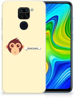 B2Ctelecom Smartphone hoesje Xiaomi Redmi Note9 Back Case Siliconen Hoesje met Foto Aap