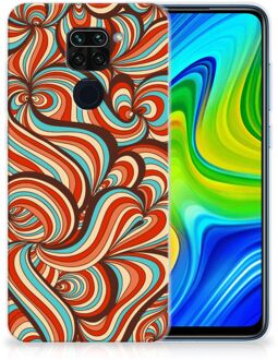 B2Ctelecom Smartphone hoesje Xiaomi Redmi Note9 Back Case Siliconen Hoesje Retro