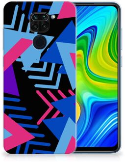 B2Ctelecom Smartphone hoesje Xiaomi Redmi Note9 TPU Case Funky Triangle