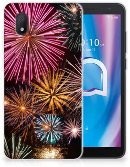 B2Ctelecom Smartphonehoesje Alcatel 1B (2020) Smartphone hoesje Vuurwerk