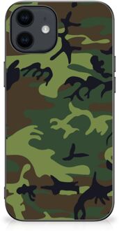 B2Ctelecom Smartphonehoesje iPhone 12 Pro | 12 (6.1") GSM Hoesje met Zwarte rand Camouflage