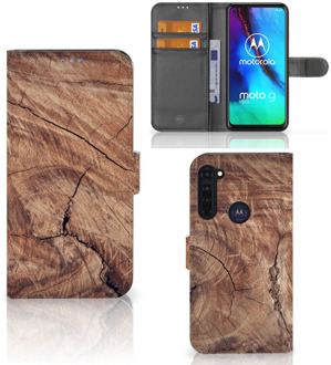 B2Ctelecom Smartphonehoesje met naam Motorola Moto G Pro GSM Hoesje Tree Trunk