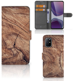 B2Ctelecom Smartphonehoesje met naam OnePlus 8T GSM Hoesje Tree Trunk