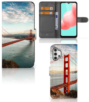 B2Ctelecom Smartphonehoesje met naam Samsung Galaxy A32 5G GSM Hoesje Golden Gate Bridge