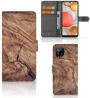 B2Ctelecom Smartphonehoesje met naam Samsung Galaxy A42 5G GSM Hoesje Tree Trunk