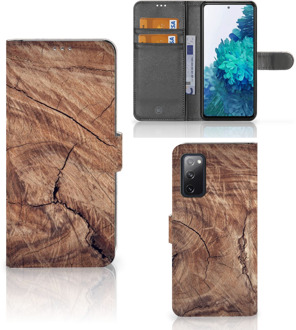 B2Ctelecom Smartphonehoesje met naam Samsung Galaxy S20FE GSM Hoesje Tree Trunk