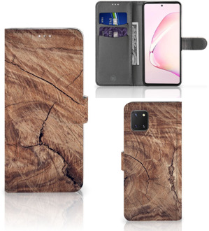 B2Ctelecom Smartphonehoesje met naam Samsung Note 10 Lite GSM Hoesje Tree Trunk