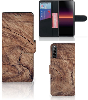 B2Ctelecom Smartphonehoesje met naam Sony Xperia L4 GSM Hoesje Tree Trunk