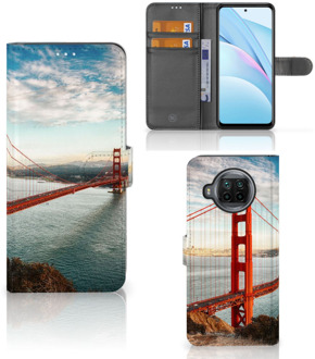 B2Ctelecom Smartphonehoesje met naam Xiaomi Mi 10T Lite GSM Hoesje Golden Gate Bridge