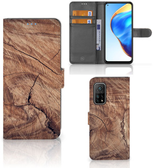 B2Ctelecom Smartphonehoesje met naam Xiaomi Mi 10T Pro | Mi 10T GSM Hoesje Tree Trunk