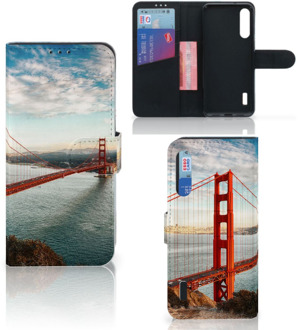 B2Ctelecom Smartphonehoesje met naam Xiaomi Mi A3 GSM Hoesje Golden Gate Bridge