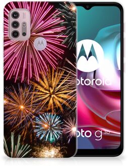 B2Ctelecom Smartphonehoesje Motorola Moto G30 | G10 Smartphone hoesje Vuurwerk