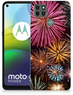 B2Ctelecom Smartphonehoesje Motorola Moto G9 Power Smartphone hoesje Vuurwerk