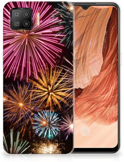 B2Ctelecom Smartphonehoesje OPPO A73 4G Smartphone hoesje Vuurwerk