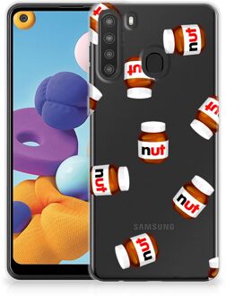 B2Ctelecom Smartphonehoesje Samsung Galaxy A21 Smartphone hoesje Nut Jar