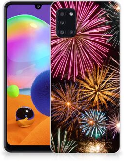 B2Ctelecom Smartphonehoesje Samsung Galaxy A31 Smartphone hoesje Vuurwerk