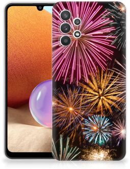 B2Ctelecom Smartphonehoesje Samsung Galaxy A32 4G Smartphone hoesje Vuurwerk