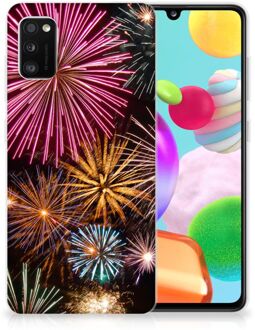 B2Ctelecom Smartphonehoesje Samsung Galaxy A41 Smartphone hoesje Vuurwerk